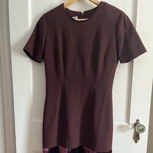 vintage Ramsay of Dublin wool and velvet dress